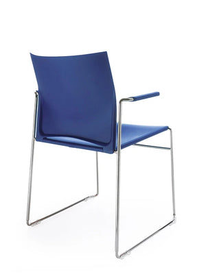 Ariz Upholstered Seat And Mesh Backrest Chair   Model 575V 7