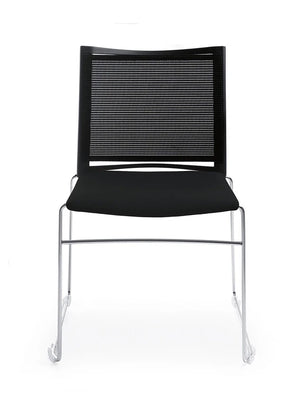 Ariz Upholstered Seat And Mesh Backrest Chair   Model 575V 9