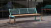 Arko Wooden Outdoor Bench in Outdoor Setting
