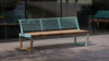 Arko Wooden Outdoor Bench in Outdoor Setting