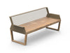 Arko Wooden Outdoor Bench with Armrests