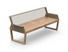 Arko Wooden Outdoor Bench with Armrests