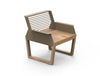 Arko Wooden Outdoor Chair with Armrests