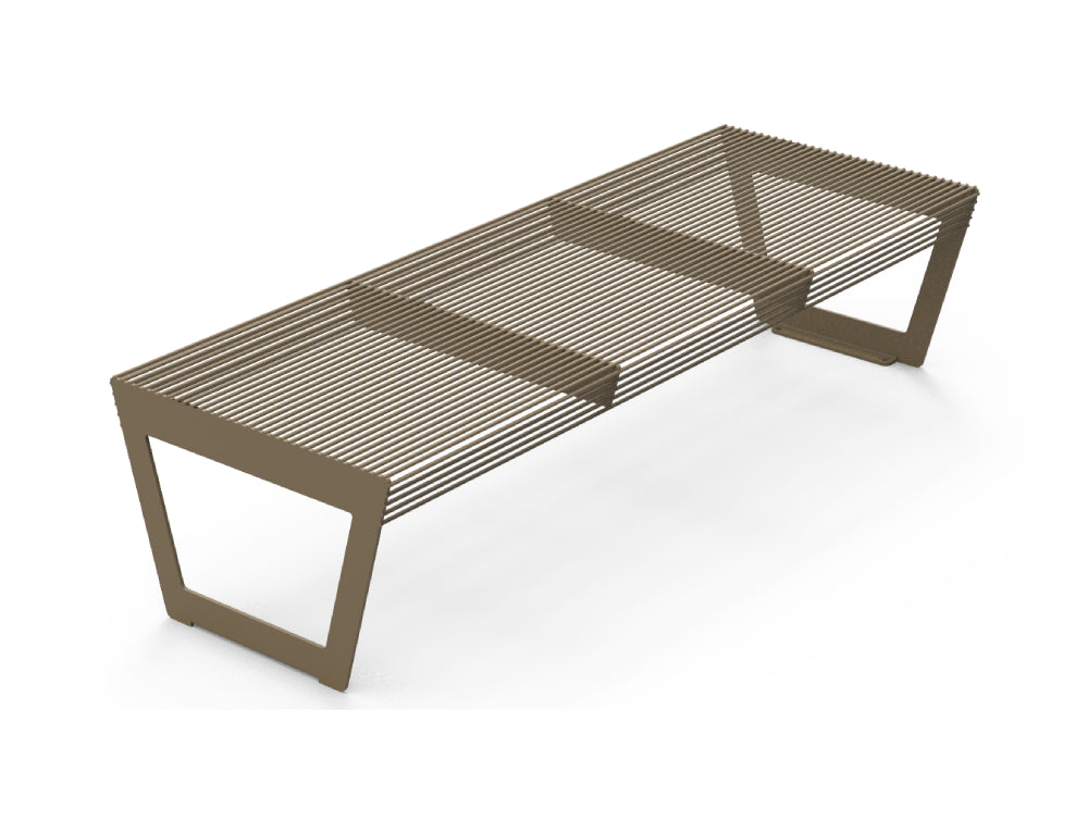 Arte Backless Outdoor Bench