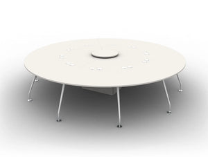 Arthur 10 Person Round Desking System