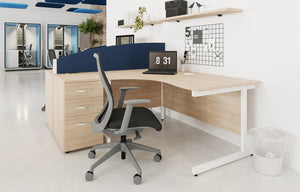 Ashford Panel Leg Wave Desk 8