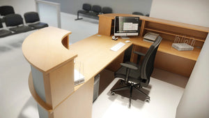 Ashford Reception 90 Degree Corner Desk 4