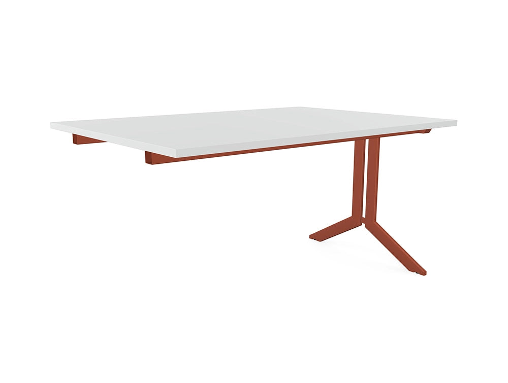Axy Line Extension Module Conference Table With X Leg