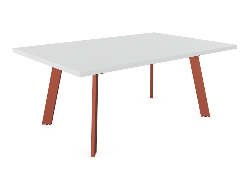 Axy Line Rectangular Top Low Occasional Table With A Leg