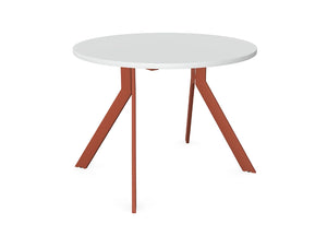 Axy Line Round Top Occasional Table With Y Leg