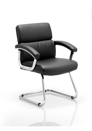 Desire Cantilever Chair Black With Arms