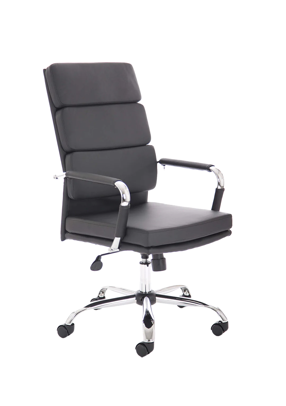 Advocate Executive Chair Black Soft Bonded Leather With Arms 