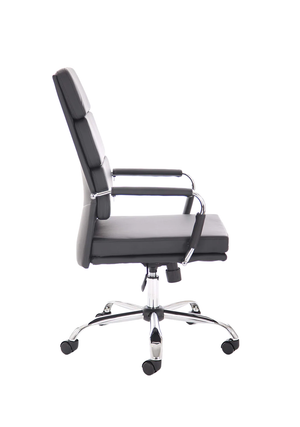 Advocate Executive Chair Black Soft Bonded Leather With Arms Image 3