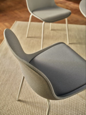 Baltic 2 Classic Chair with Sled Base with Floor Carpet in Modern Office Setting