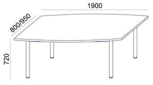 Barrel Shaped Meeting Room Table Sv 43 Dimensions