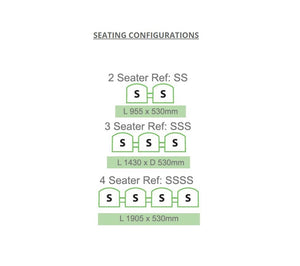 Beam Seating Bm73 2 3 Or 4 Seater Configurations