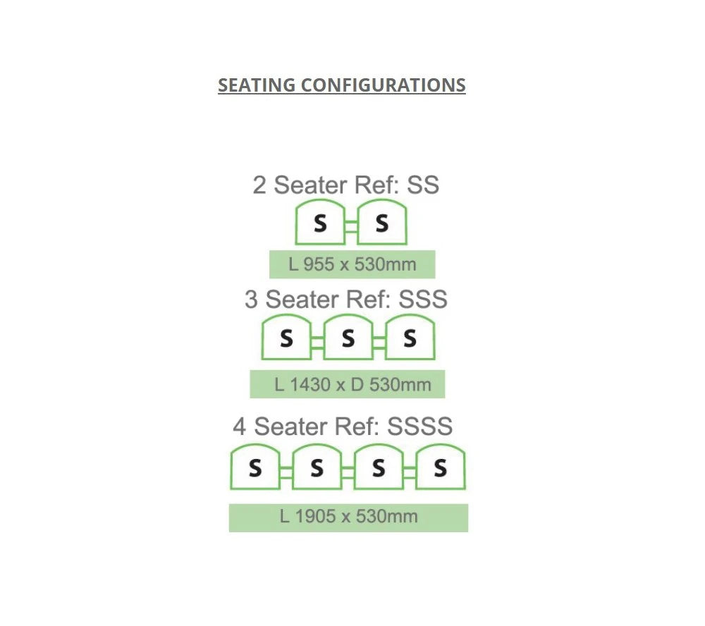 Beam Seating Bm74 2 3 Or 4 Seater Configurations