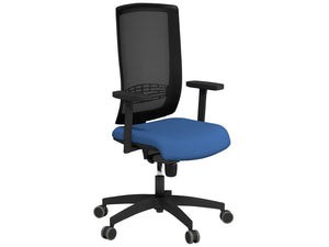 Begin Black Adjustable Mesh Task Chair with Chrome Base 2