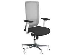 Begin Black Adjustable Mesh Task Chair with Chrome Base 3