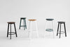 Belem Upholstered Stool with Round Footrest 5