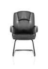 Bella Black Leather Cantilever With Black Frame BR000300 3