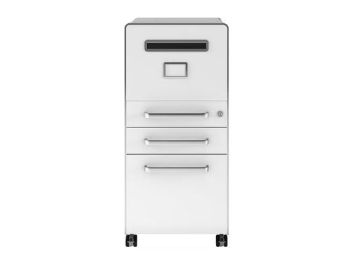 Bisley Bite Mobile Pedestal with Three Filing Drawers