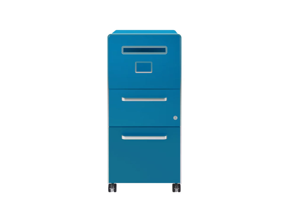 Bisley Bite Mobile Pedestal with Two Filing Drawers 2