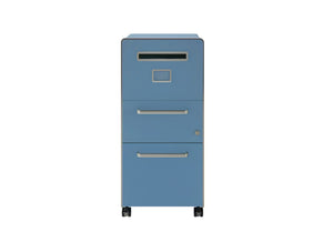 Bisley Bite Mobile Pedestal with Two Filing Drawers 3