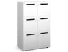 Bisley Essentials Six Door Lodge In White With Letterboxes