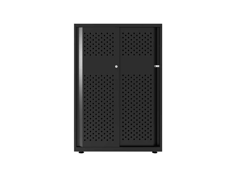 Bisley Glide Cupboard With Two Door Perforated Front Unit 5