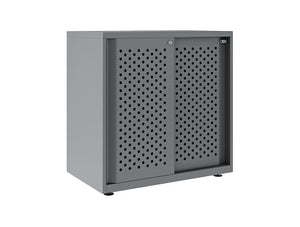 Bisley Glide Cupboard With Two Door Perforated Front Unit