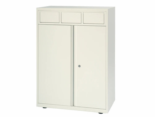Bisley Lateralfile Front Access Recycling Unit In White