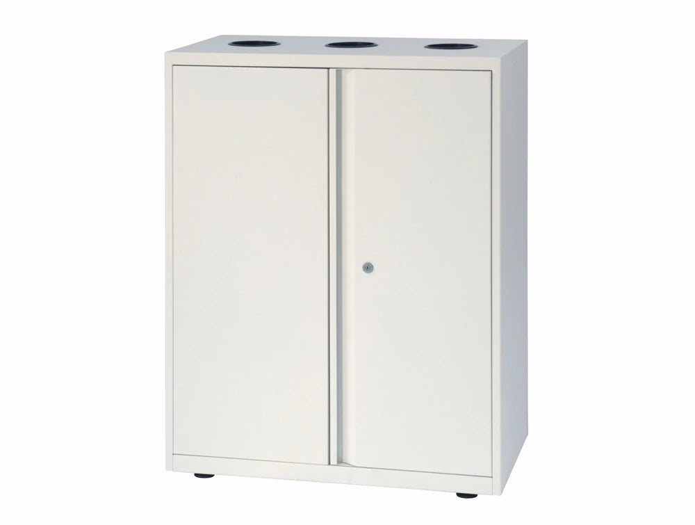 Bisley Lateralfile Top Access Recycling Unit In White