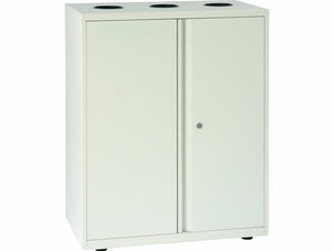 Bisley Lateralfile Top Access Recycling White Unit With Locker