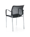 Bit Plastic Seat And Mesh Backrest Chair  4 Legged Frame   Model 555H 1