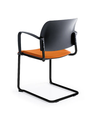 Bit Plastic Seat And Mesh Backrest Chair  4 Legged Frame   Model 555H 9