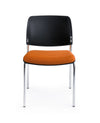 Bit Upholstered Seat And Plastic Backrest Chair  4 Legged Frame   Model 560H 14
