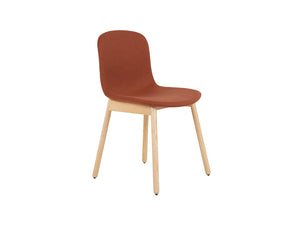 Blume 4 Legged Chair With Wooden Legs