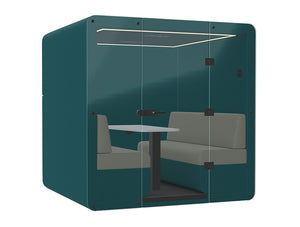 Bob 6-Person Meeting Pod with Glass Front