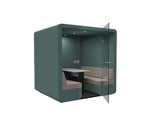 Bob 6 Person Meeting Pod with Glass Front