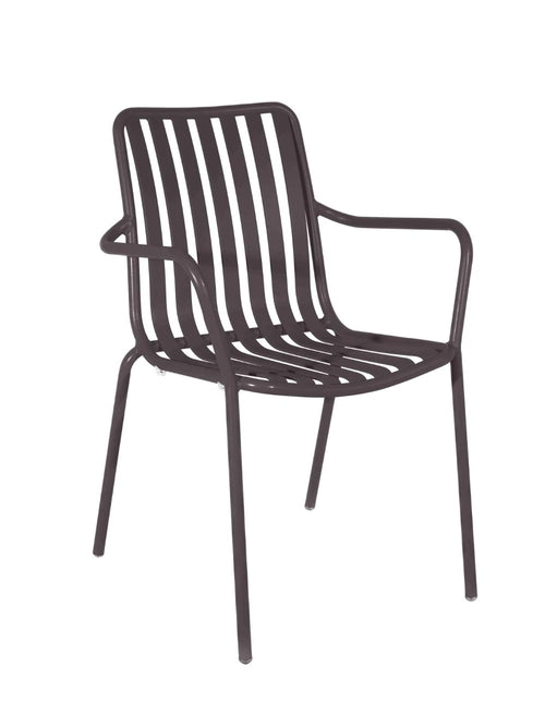 Breeze Aluminium Armchair - Standard - Brick Dust