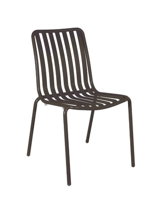 Breeze Aluminium Side Chair - Charcoal