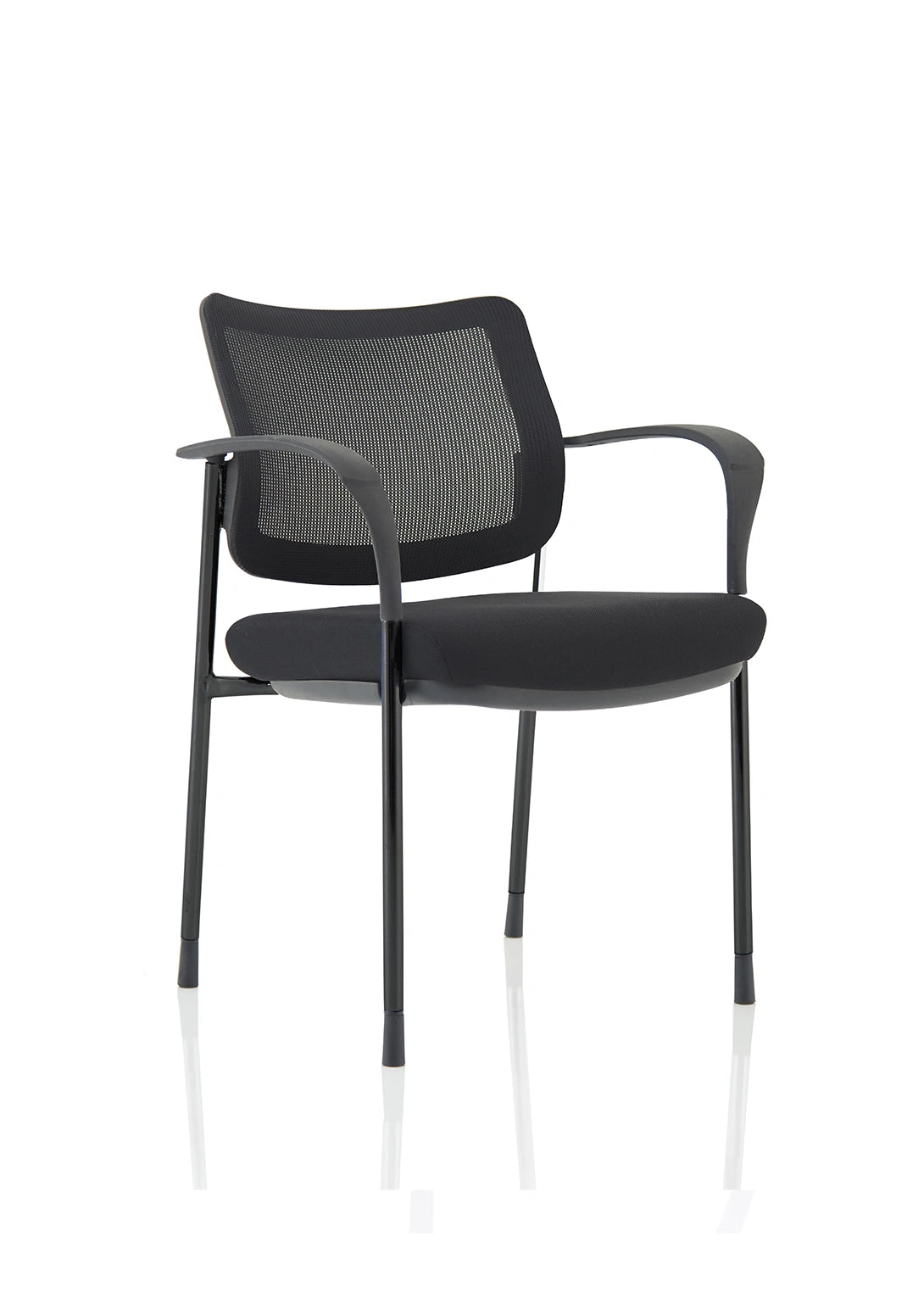 Brunswick Deluxe Medium Back Stacking Visitor Office Chair With Arms BR000221 2