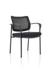 Brunswick Deluxe Medium Back Stacking Visitor Office Chair With Arms BR000221 2