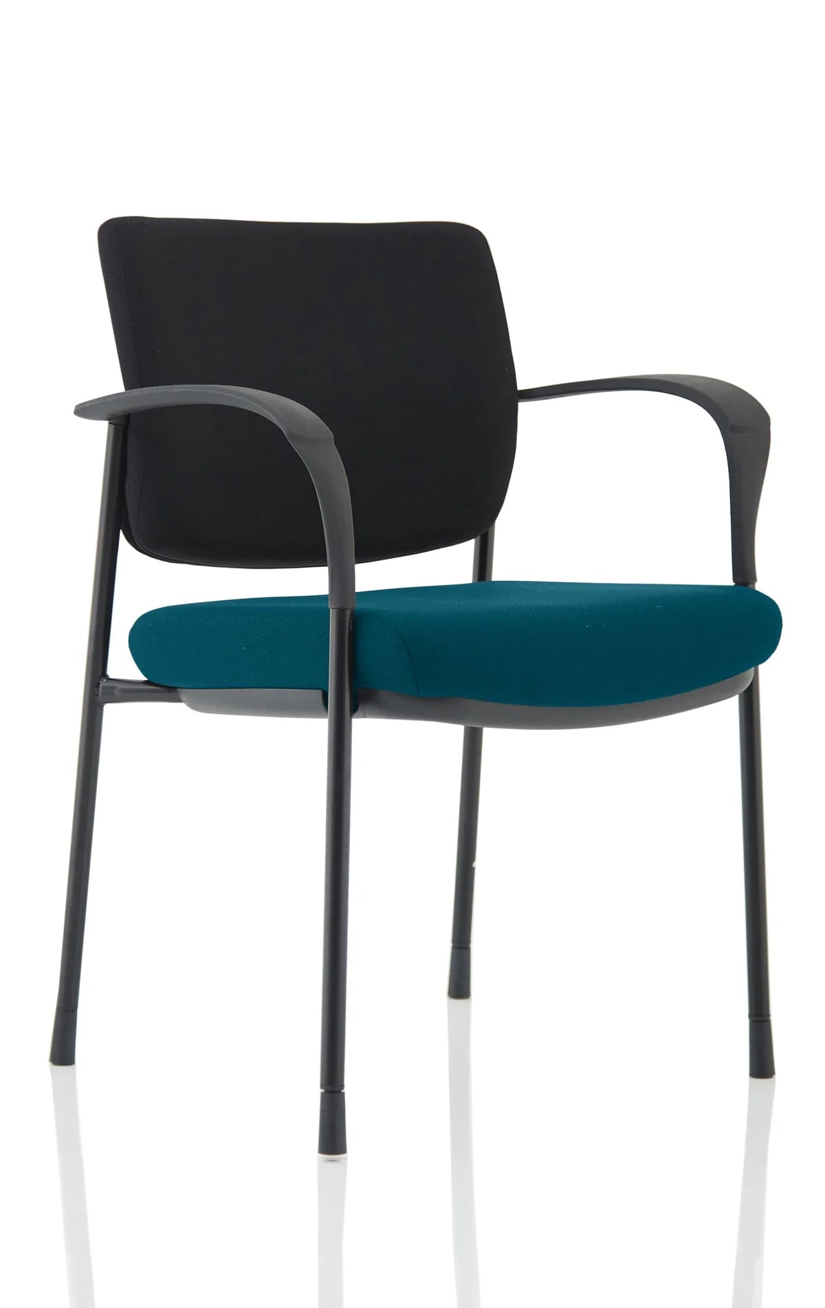 Brunswick Deluxe Medium Back Stacking Visitor Office Chair with Arms Bespoke KCUP1558
