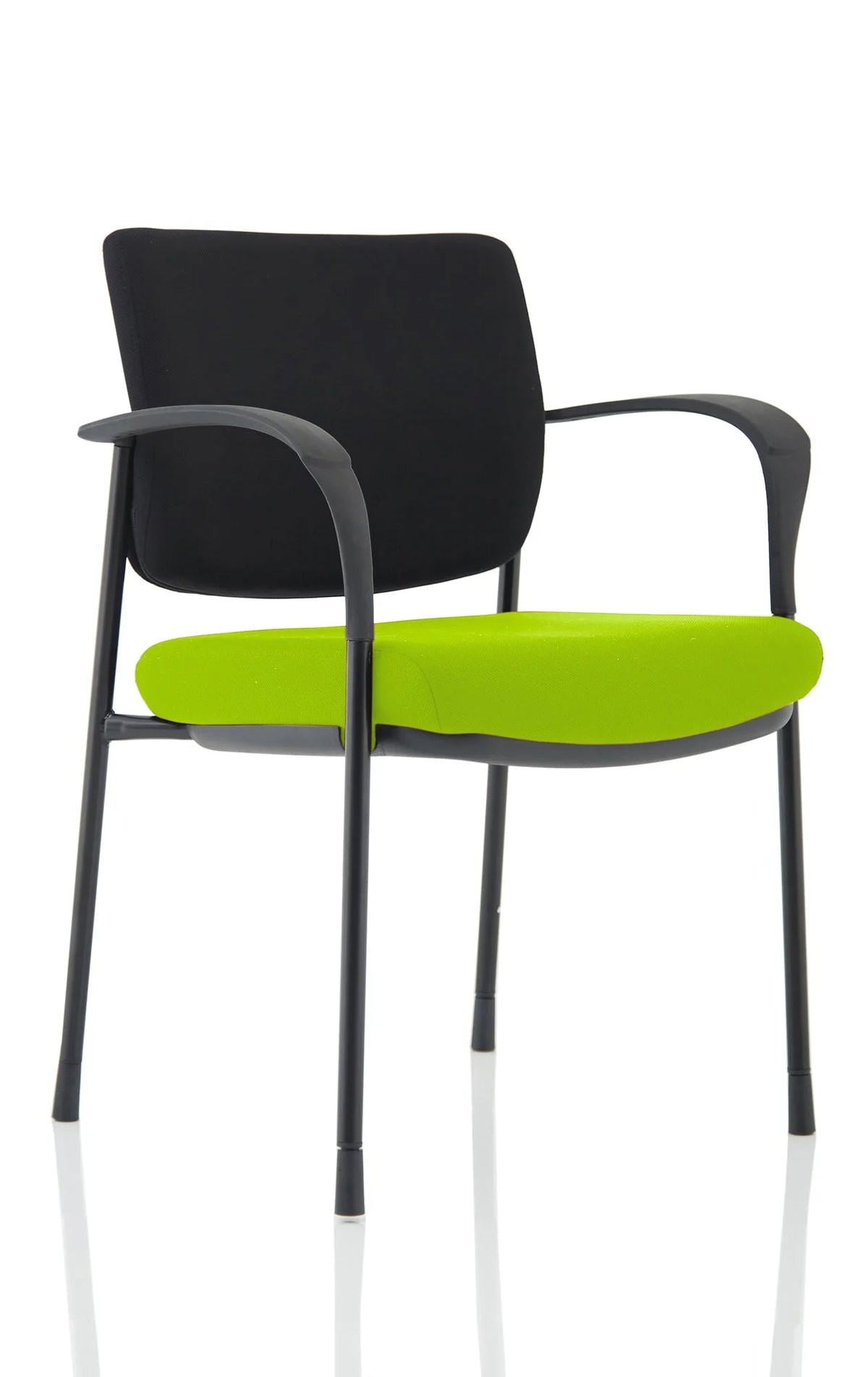 Brunswick Deluxe Medium Back Stacking Visitor Office Chair with Arms Bespoke KCUP1559