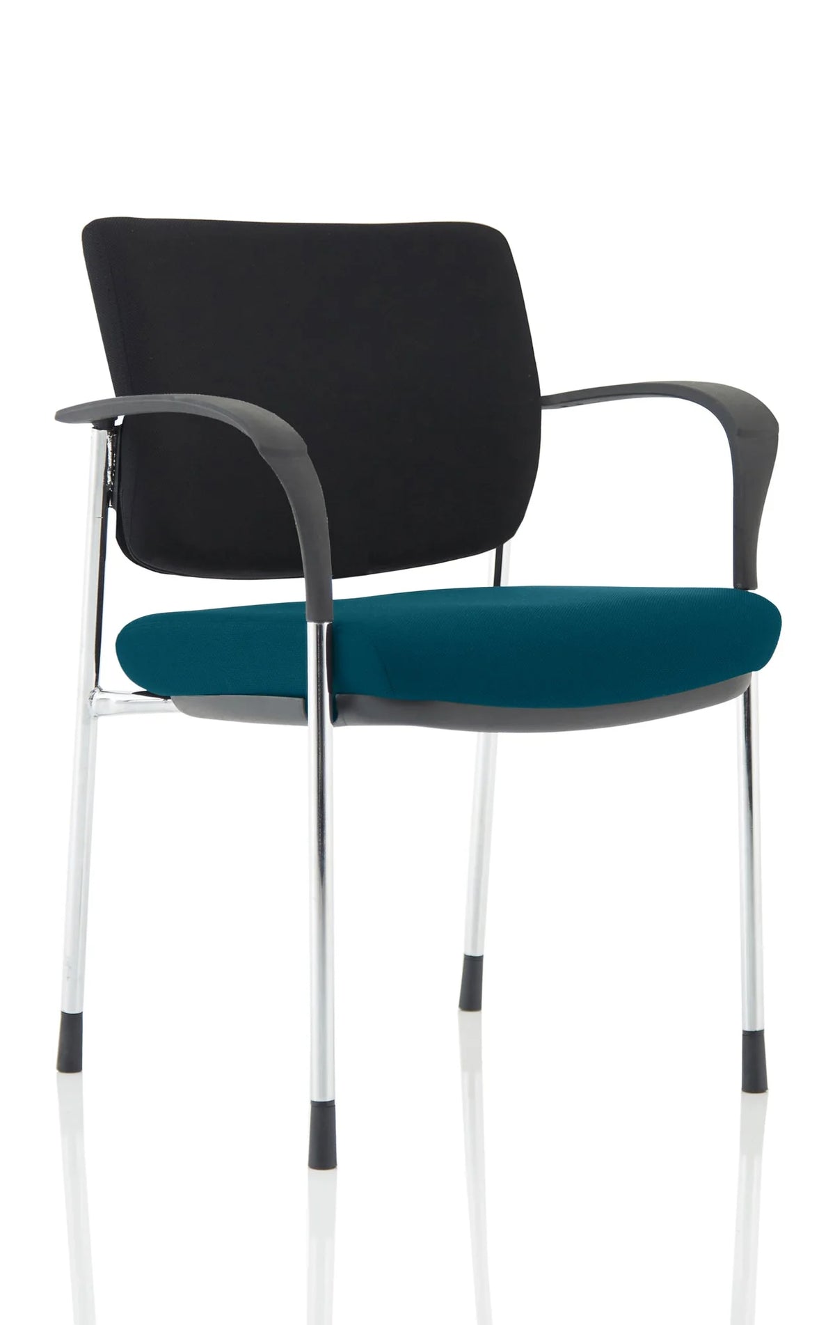 Brunswick Deluxe Medium Back Stacking Visitor Office Chair with Arms Bespoke KCUP1566
