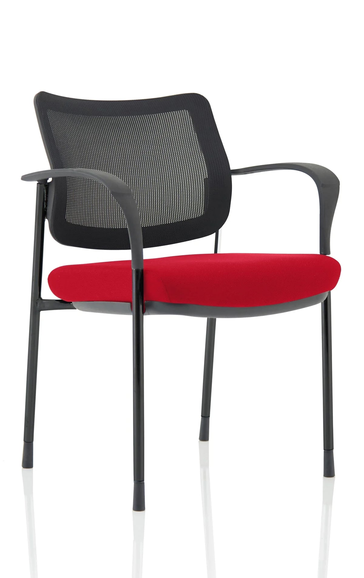 Brunswick Deluxe Medium Back Stacking Visitor Office Chair with Arms Bespoke KCUP1588