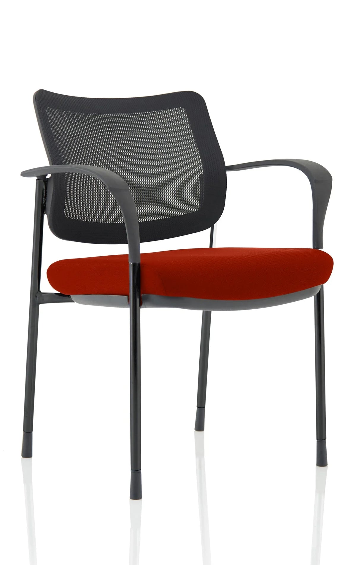 Brunswick Deluxe Medium Back Stacking Visitor Office Chair with Arms Bespoke KCUP1589