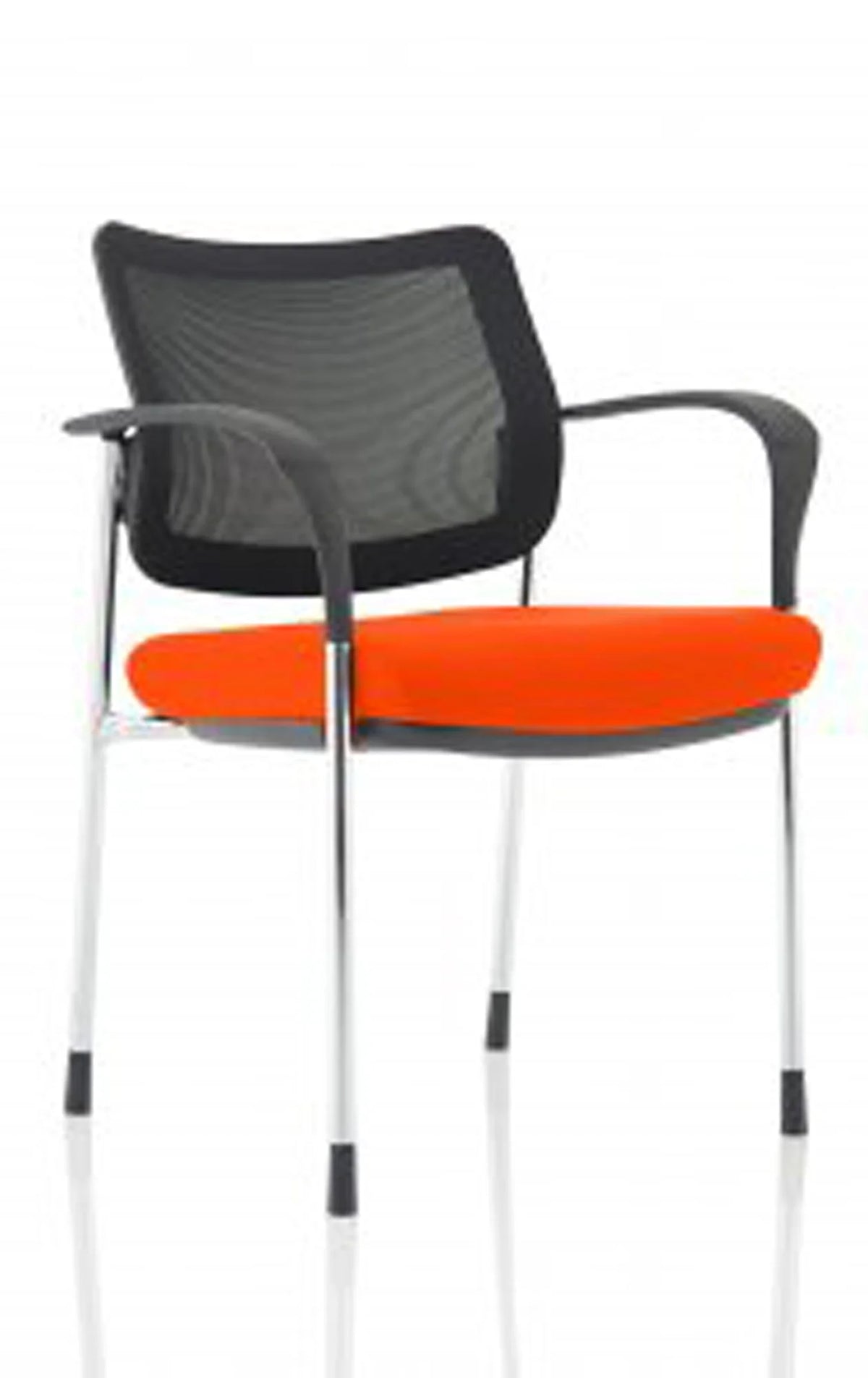 Brunswick Deluxe Medium Back Stacking Visitor Office Chair with Arms Bespoke KCUP1602